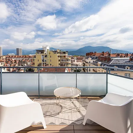 Le Grenette, Terrasse, Garage, Dernier Etage, Climatisation Grenoble
